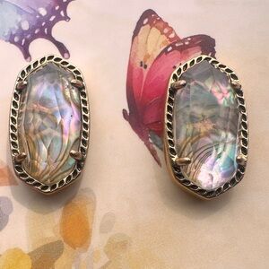 🫧🐚💛Kendra Scott Ellie Earrings in gold/abalone